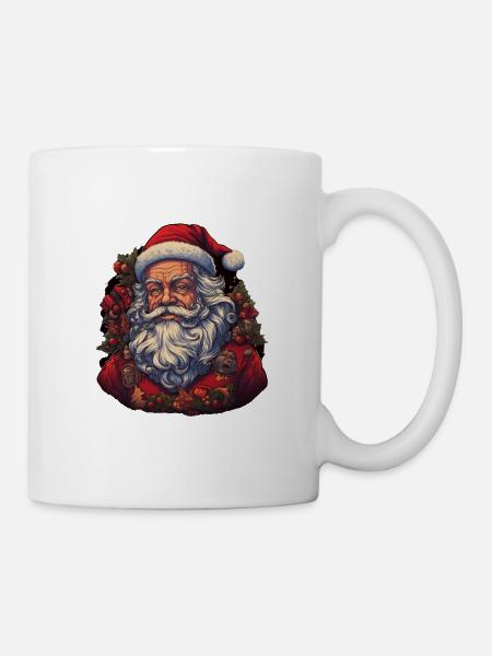 Weihnachtsmann - Tasse - Weiß