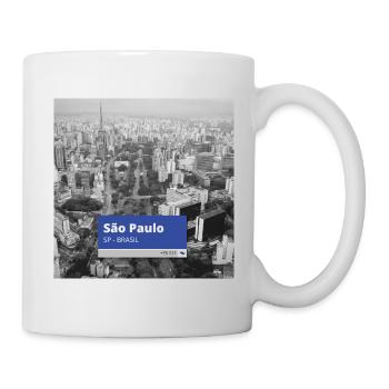 {Camisa Bacana} São Paulo SP - Tasse - Weiß - Rechts