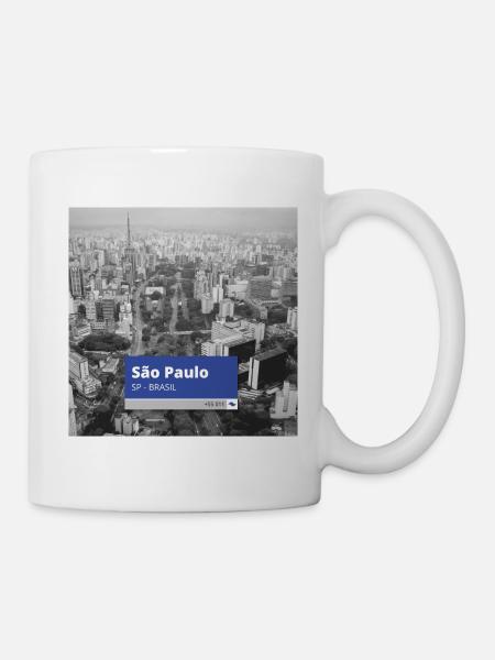 {Camisa Bacana} São Paulo SP - Mug - white