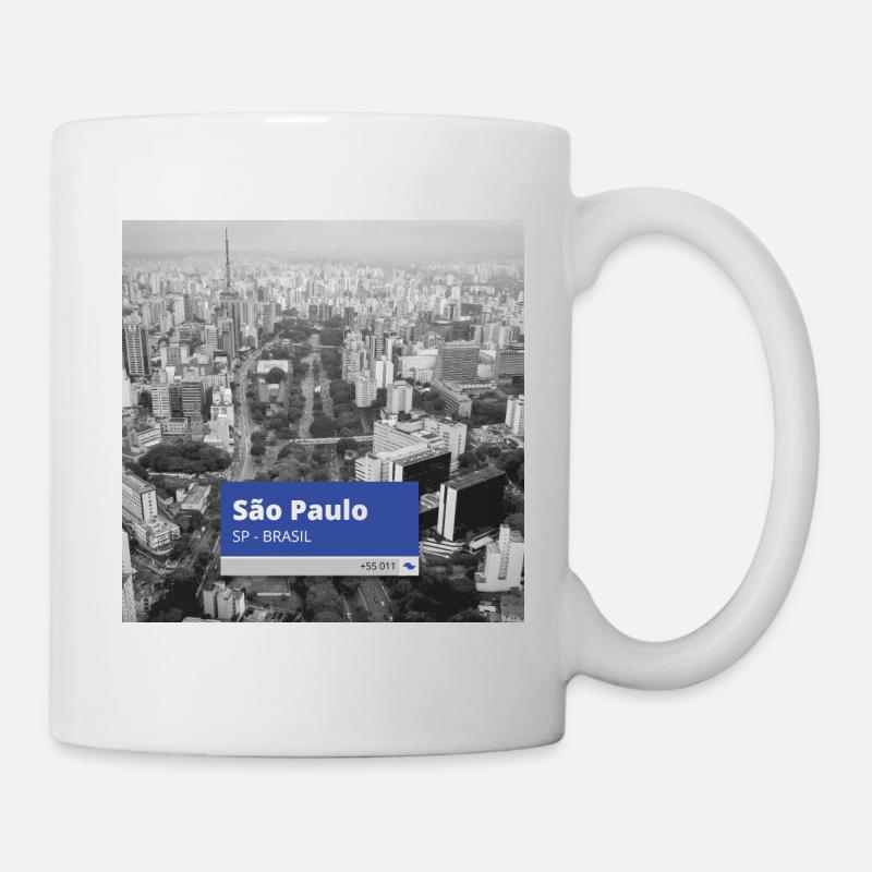 {Camisa Bacana} São Paulo SP - Mug blanc - blanc