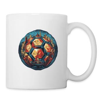 Ballon de football - Mug blanc - blanc - Droite
