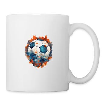 Ballon de football - Mug blanc - blanc - Droite