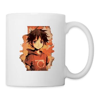 Anime Boy - Tasse - Weiß - Rechts