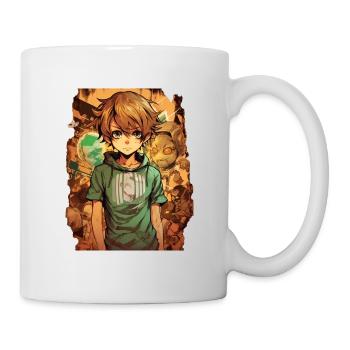 Anime Boy - Tasse - Weiß - Rechts