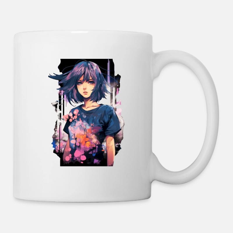 Anime Girl - Mug blanc - blanc
