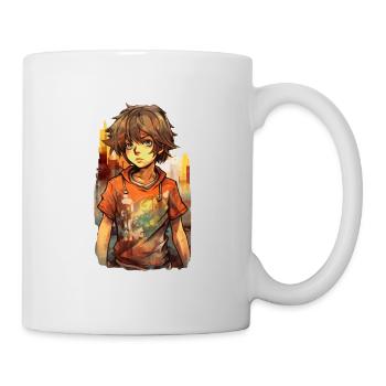 Anime Boy - Tasse - Weiß - Rechts