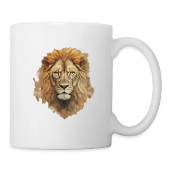 Lion - Mug blanc - blanc - Droite