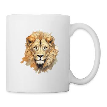 Lion - Mug blanc - blanc - Droite