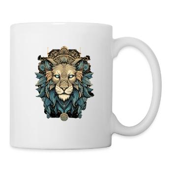 Lion - Mug blanc - blanc - Droite