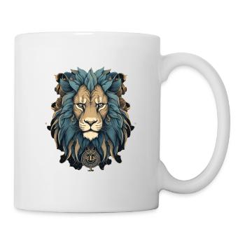 Lion - Mug blanc - blanc - Droite