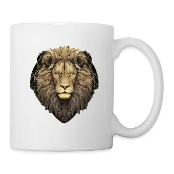 Lion - Mug blanc - blanc - Droite