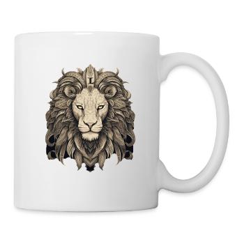 Lion - Mug blanc - blanc - Droite