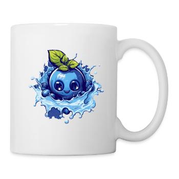 Blaubeere - Tasse - Weiß - Rechts