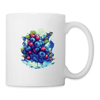 Blaubeere - Tasse - Weiß - Rechts