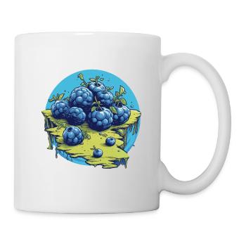 Blaubeere - Tasse - Weiß - Rechts