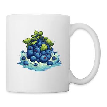 Blaubeere - Tasse - Weiß - Rechts
