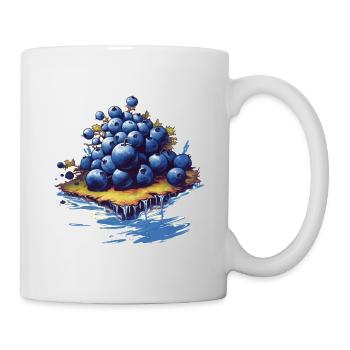 Blaubeere - Tasse - Weiß - Rechts
