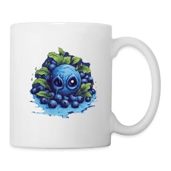 Blaubeere - Tasse - Weiß - Rechts