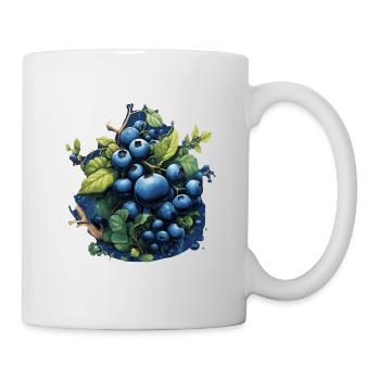 Blaubeere - Tasse - Weiß - Rechts