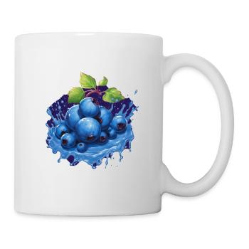Blaubeere - Tasse - Weiß - Rechts