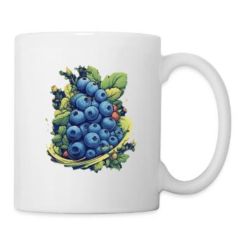 Blaubeere - Tasse - Weiß - Rechts