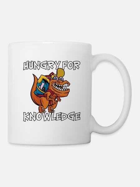 Inscription à la rentrée scolaire 1ère année Cooler Dino T-Rex - Mug blanc - blanc
