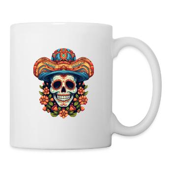 Cinco de Mayo Skull - Tasse - Weiß - Rechts