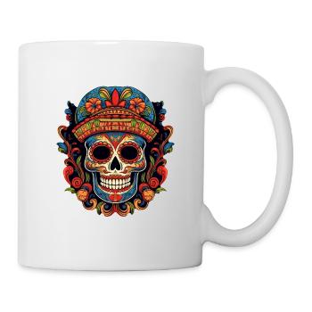 Cinco de Mayo Skull - Tasse - Weiß - Rechts