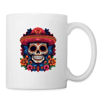 Cinco de Mayo Skull - Tasse - Weiß - Rechts