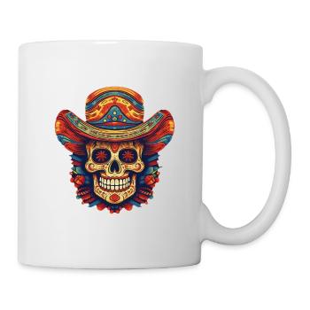 Cinco de Mayo Skull - Tasse - Weiß - Rechts