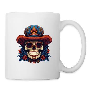 Cinco de Mayo Skull - Tasse - Weiß - Rechts