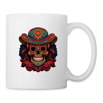 Cinco de Mayo Skull - Tasse - Weiß - Rechts