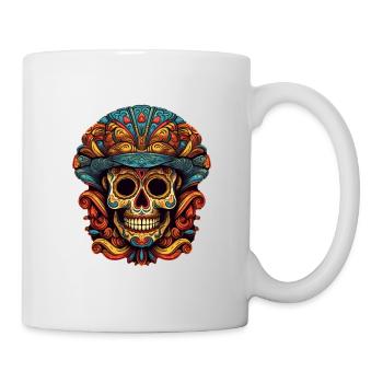 Cinco de Mayo Skull - Tasse - Weiß - Rechts