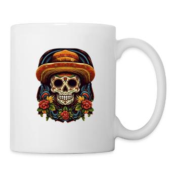 Cinco de Mayo Skull - Tasse - Weiß - Rechts