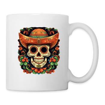 Cinco de Mayo Skull - Tasse - Weiß - Rechts