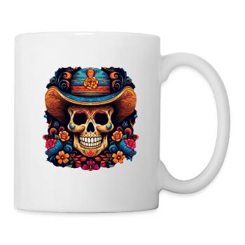 Cinco de Mayo Skull - Tasse - Weiß - Rechts