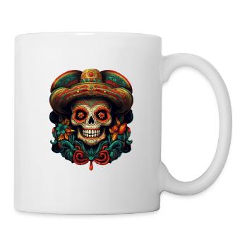 Cinco de Mayo Skull - Tasse - Weiß - Rechts