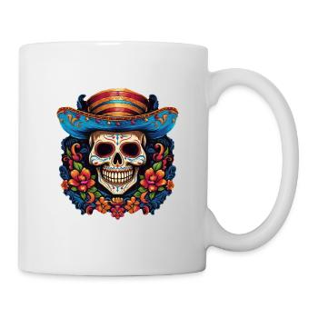 Cinco de Mayo Skull - Tasse - Weiß - Rechts