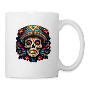 Cinco de Mayo Skull - Tasse - Weiß - Rechts