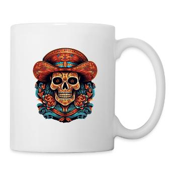 Cinco de Mayo Skull - Tasse - Weiß - Rechts
