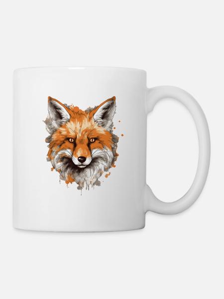 Fuchs - Tasse - Weiß