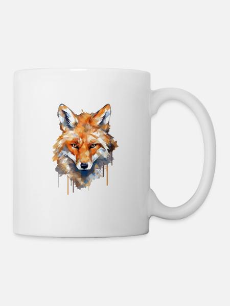 Fuchs - Tasse - Weiß