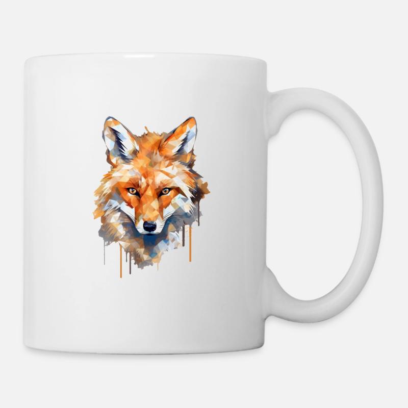 Fuchs - Tasse - Weiß