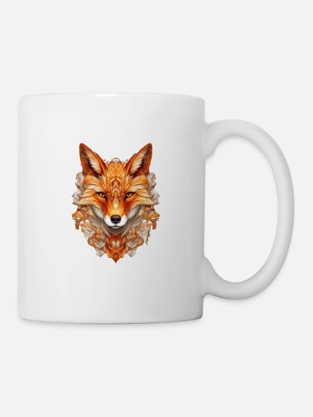 Fuchs - Tasse - Weiß