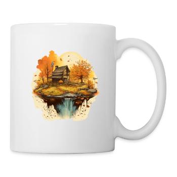 Autumnal landscape - Mug - white - Right