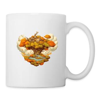 Autumnal landscape - Mug - white - Right