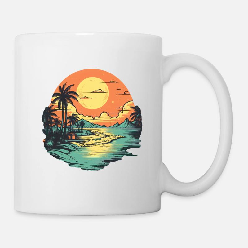 Strand - Tasse - Weiß