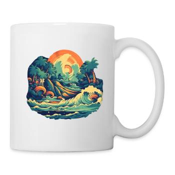 Strand - Tasse - Weiß - Rechts