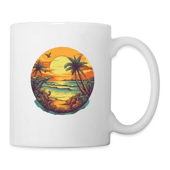 Strand - Tasse - Weiß - Rechts