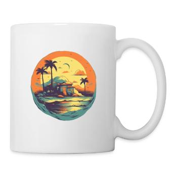 Strand - Tasse - Weiß - Rechts
